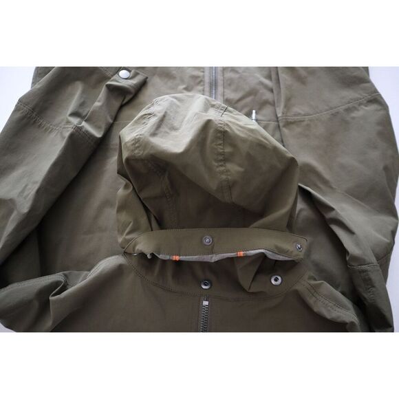 My Anorak 50838SN Women's Sz L Olive Green 2-Way Zip Hooded Trails Jacket - Picture 9 of 14